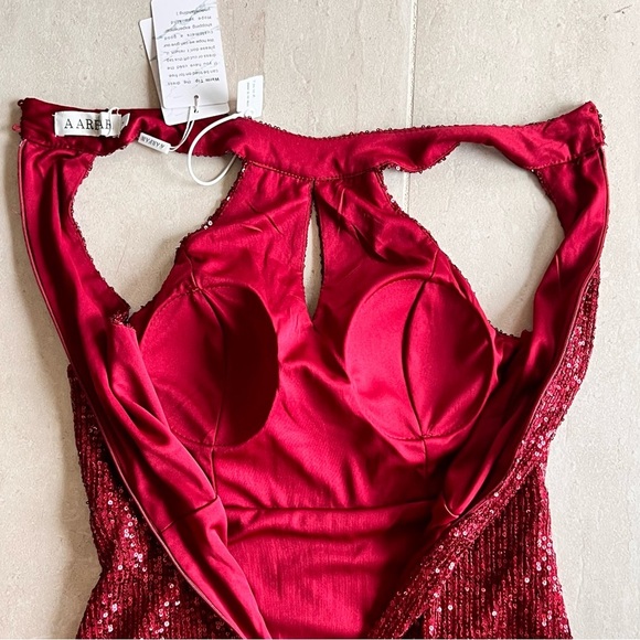 Long Sequin Party | Prom Sleeveless Mermaid Evening Elegant Formal Dress Size M - Picture 13 of 13